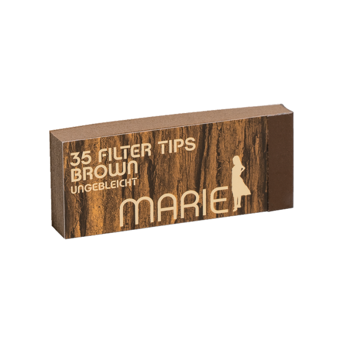 Marie Filter Tips Brown ungebleicht