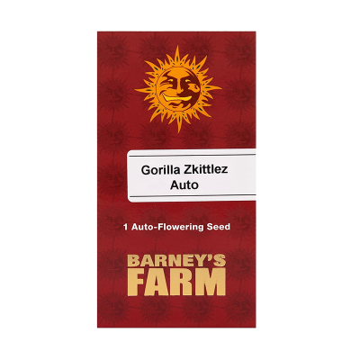 Verpackung der Gorilla Zkittlez Hanfsamen 