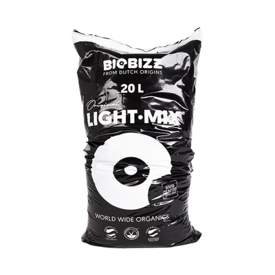 Vorderseite der Light-Mix Cannabis-Erde