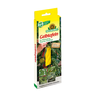 Gelbtafeln gegen Schädlinge