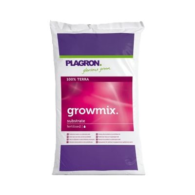 Vorderseite der growmix Cannabis-Erde